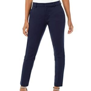 Tory Burch Navy Blue Women’s Ankle Pants 99% Wool/Laine With Pockets Size 12